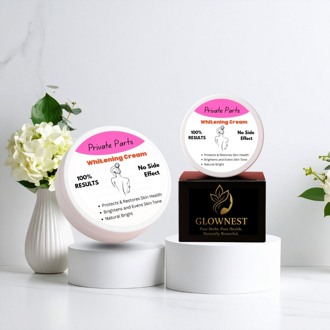 GlowNest Private Parts Whitening Cream with Free Home Delivery