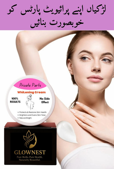 GlowNest Private Parts Whitening Cream with Free Home Delivery