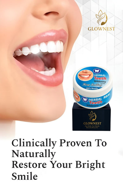 GlowNest Herbal Teeth Whitning Powder with Free Home Delivery