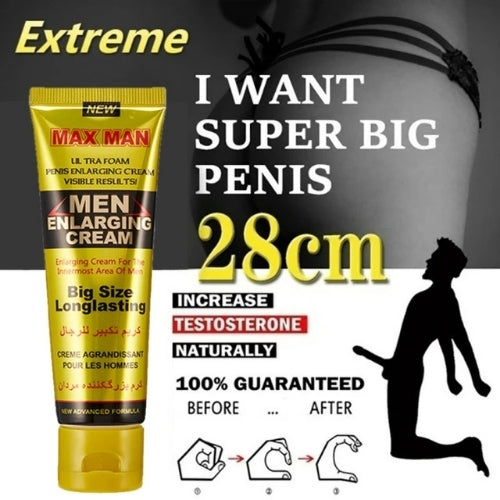 Original Max Man Penis Enlargement Cream and Strong Erection