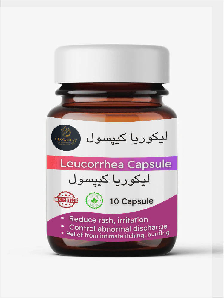 GlowNest Leucorrhoea Relief Pure Herbal Product without Side Effect Free Cash On Delivery